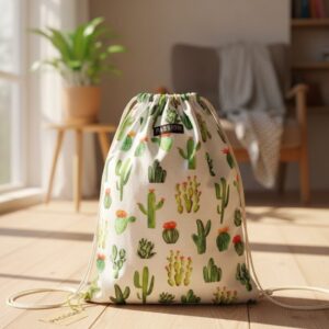 Cactus Drawstring Bagpack
