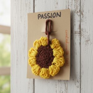 Sunflower Handbag Charm